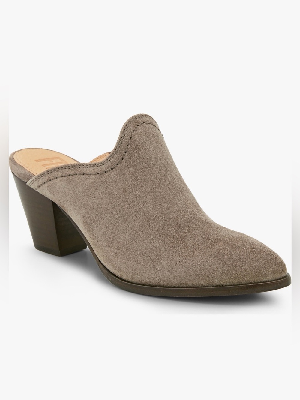 Frye Reed Western Mule Suede - Color Mine Size 10 - Perfect for Fall Transition!